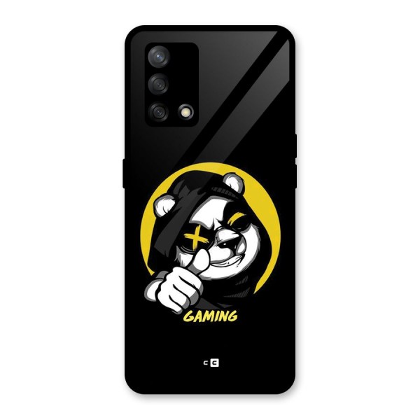 Gaming Panda Glass Back Case for Oppo F19