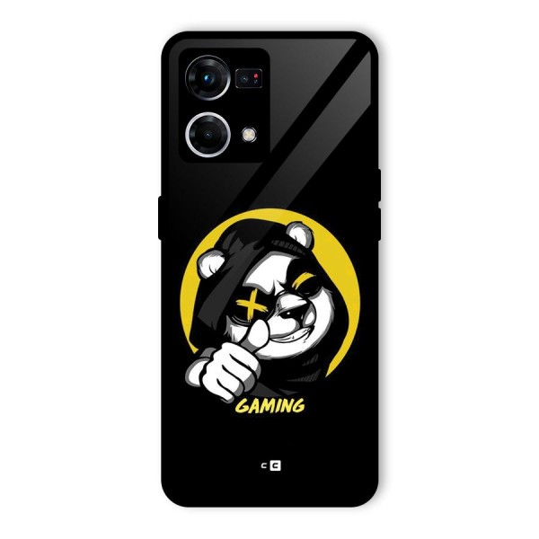 Gaming Panda Glass Back Case for Oppo F21s Pro 4G