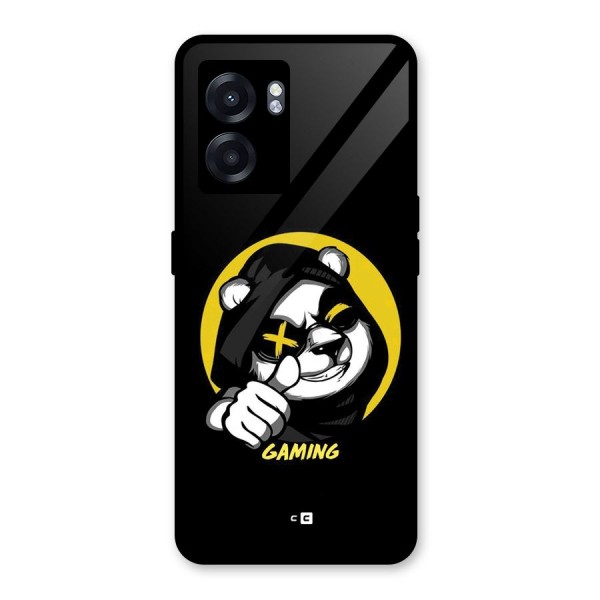 Gaming Panda Glass Back Case for Oppo K10 (5G)