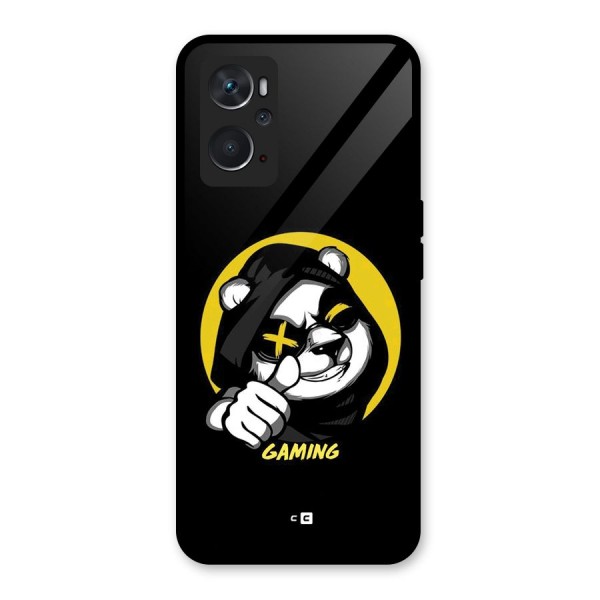 Gaming Panda Glass Back Case for Oppo K10 4G