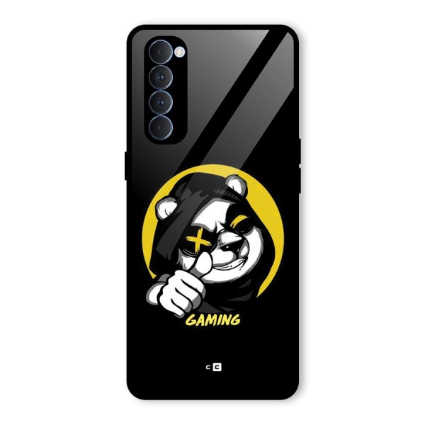 Gaming Panda Glass Back Case for Oppo Reno4 Pro