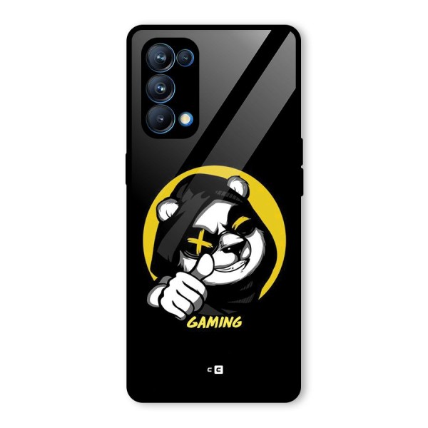 Gaming Panda Glass Back Case for Oppo Reno5 Pro 5G