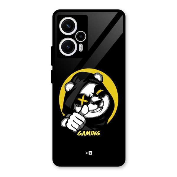 Gaming Panda Glass Back Case for Poco F5