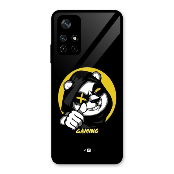 Gaming Panda Glass Back Case for Poco M4 Pro 5G