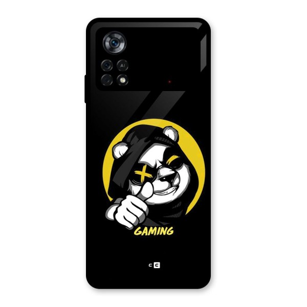 Gaming Panda Glass Back Case for Poco X4 Pro 5G