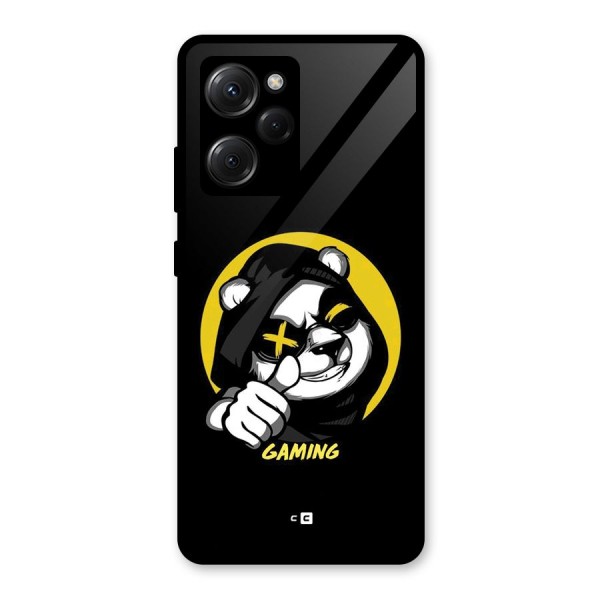 Gaming Panda Glass Back Case for Poco X5 Pro