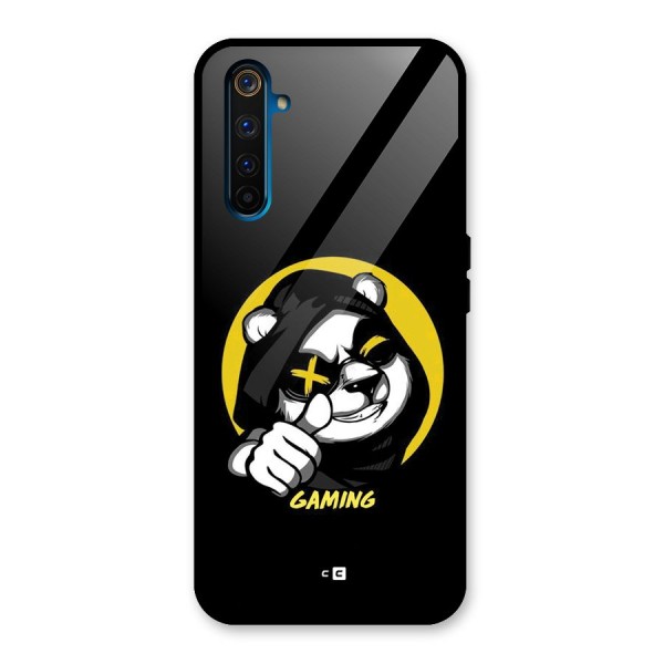 Gaming Panda Glass Back Case for Realme 6 Pro