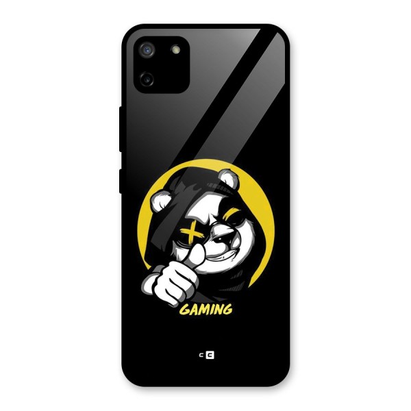 Gaming Panda Glass Back Case for Realme C11