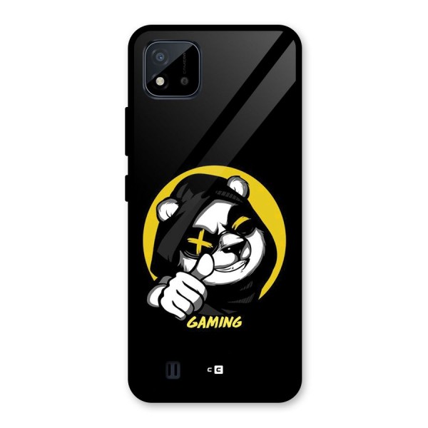 Gaming Panda Glass Back Case for Realme C11 2021