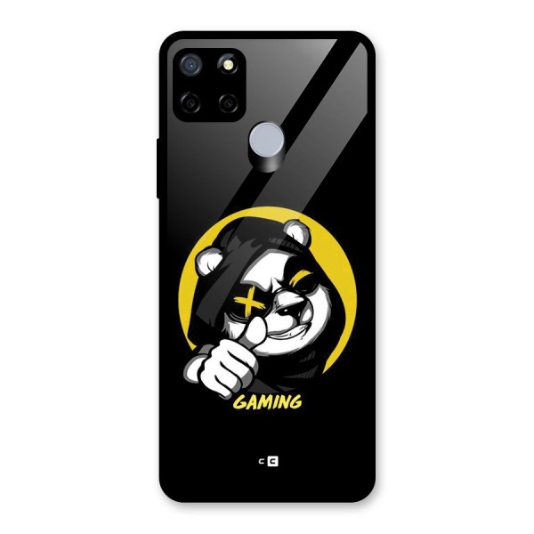 Gaming Panda Glass Back Case for Realme C15