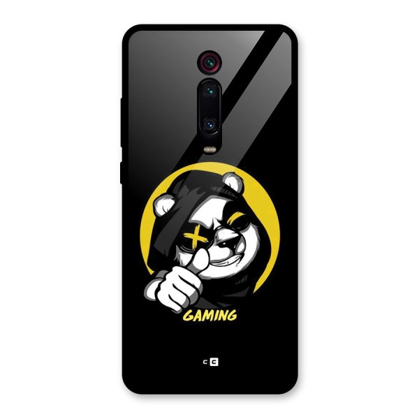 Gaming Panda Glass Back Case for Redmi K20