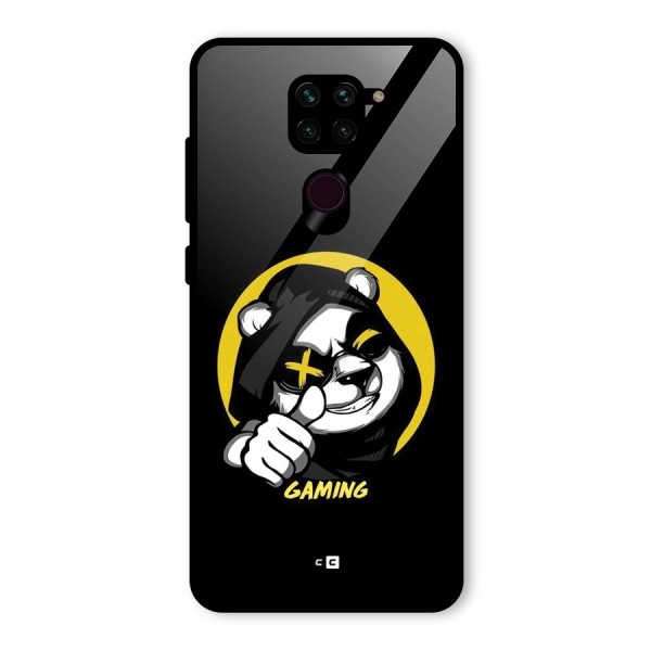 Gaming Panda Glass Back Case for Redmi Note 9