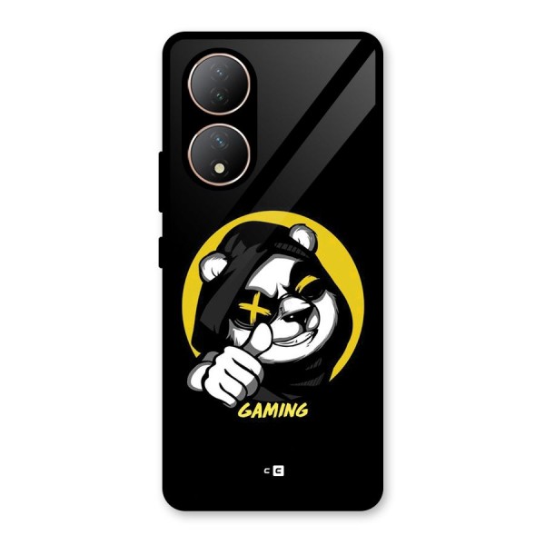 Gaming Panda Glass Back Case for Vivo T2