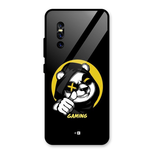 Gaming Panda Glass Back Case for Vivo V15 Pro