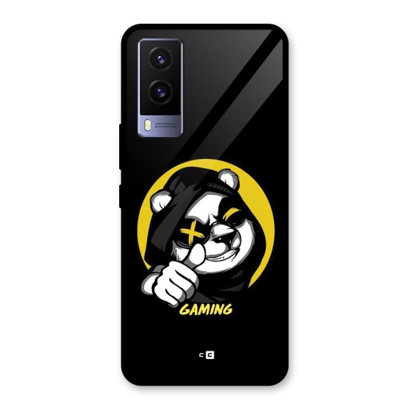 Gaming Panda Glass Back Case for Vivo V21e 5G