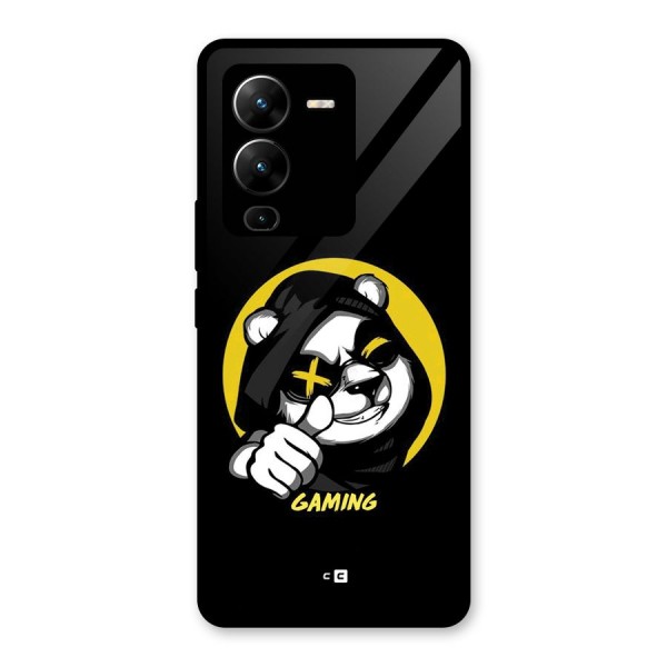 Gaming Panda Glass Back Case for Vivo V25 Pro