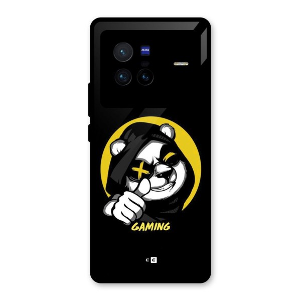 Gaming Panda Glass Back Case for Vivo X80