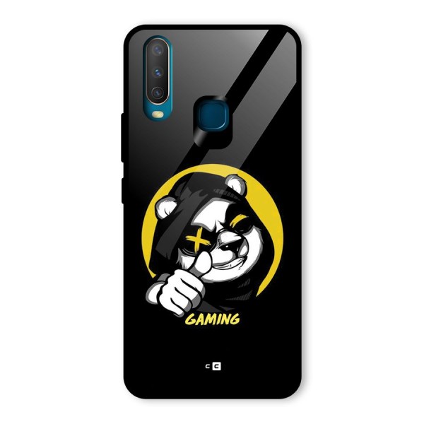 Gaming Panda Glass Back Case for Vivo Y12