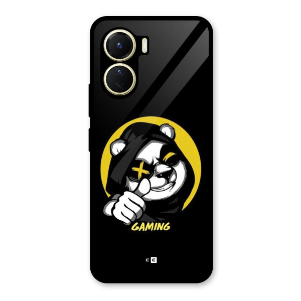 Gaming Panda Glass Back Case for Vivo Y16