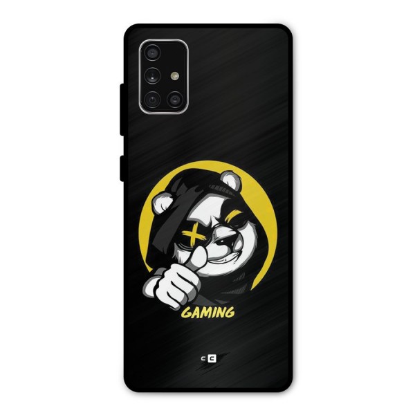 Gaming Panda Metal Back Case for Galaxy A71