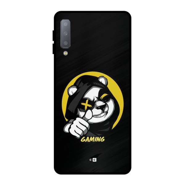 Gaming Panda Metal Back Case for Galaxy A7 (2018)