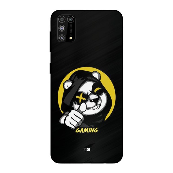 Gaming Panda Metal Back Case for Galaxy M31