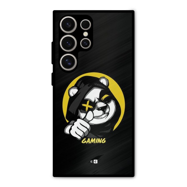 Gaming Panda Metal Back Case for Galaxy S24 Ultra