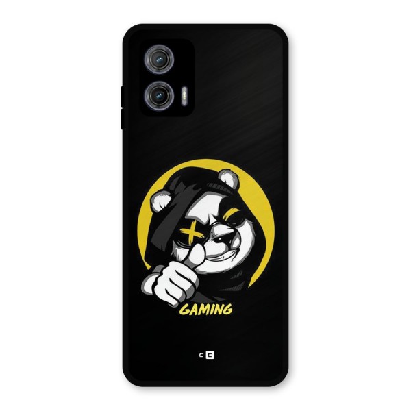 Gaming Panda Metal Back Case for Moto G73