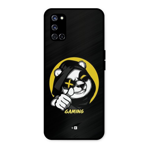 Gaming Panda Metal Back Case for Oppo A52