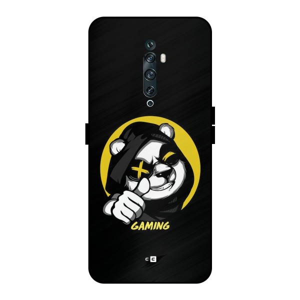 Gaming Panda Metal Back Case for Oppo Reno2 Z