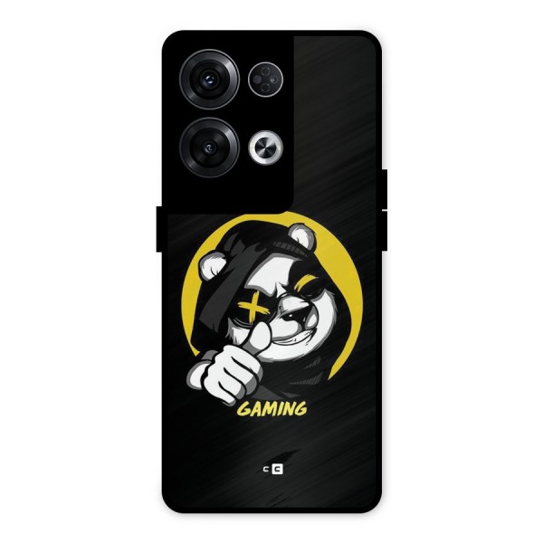 Gaming Panda Metal Back Case for Oppo Reno8 Pro 5G