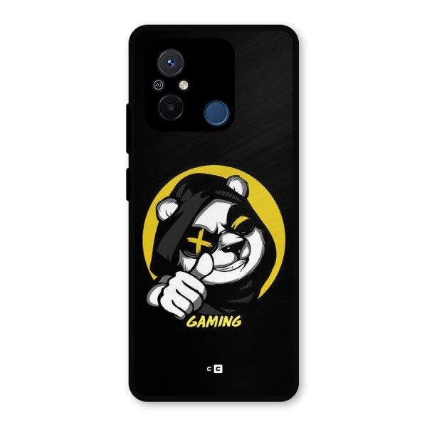 Gaming Panda Metal Back Case for Poco C55