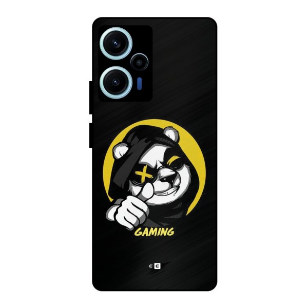 Gaming Panda Metal Back Case for Poco F5