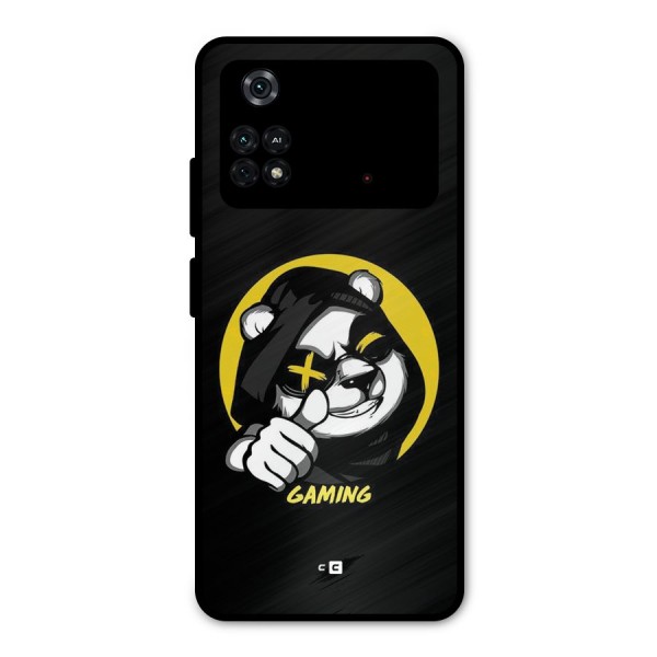 Gaming Panda Metal Back Case for Poco M4 Pro 4G