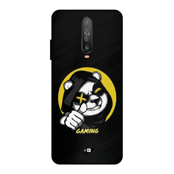 Gaming Panda Metal Back Case for Poco X2