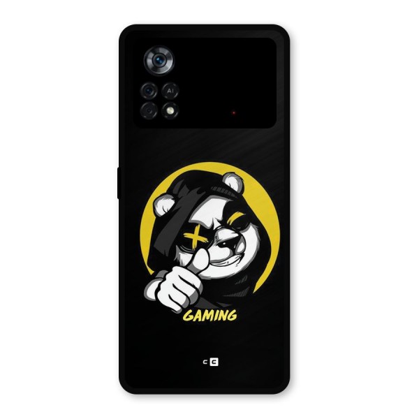 Gaming Panda Metal Back Case for Poco X4 Pro 5G