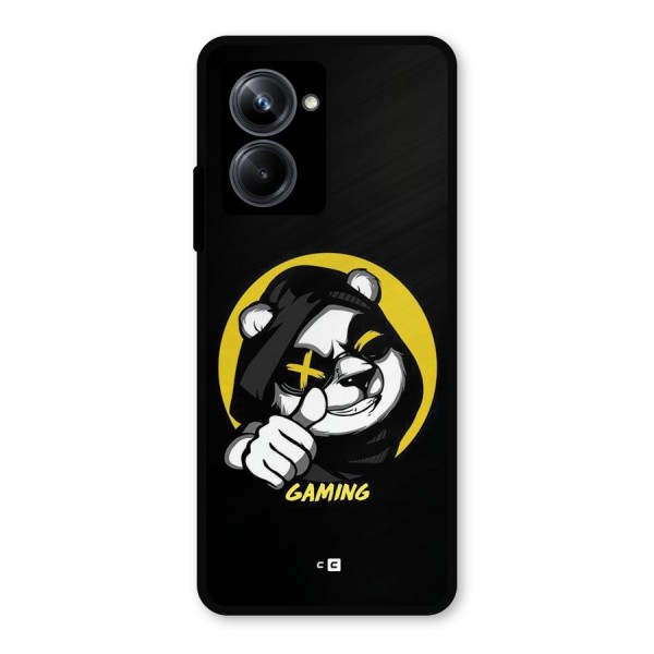 Gaming Panda Metal Back Case for Realme 10 Pro