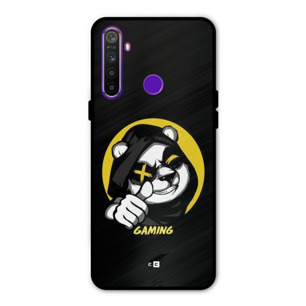 Gaming Panda Metal Back Case for Realme 5i