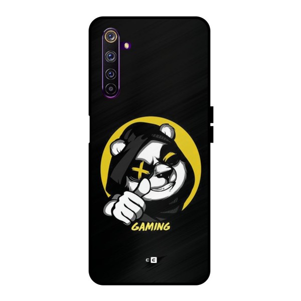 Gaming Panda Metal Back Case for Realme 6 Pro