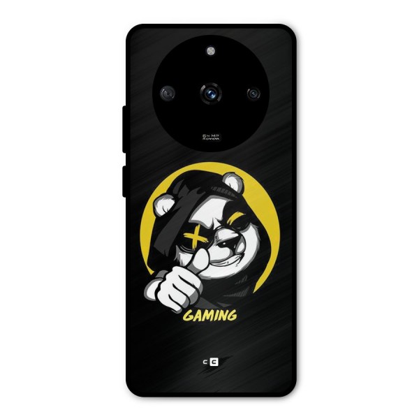 Gaming Panda Metal Back Case for Realme Narzo 60 5G