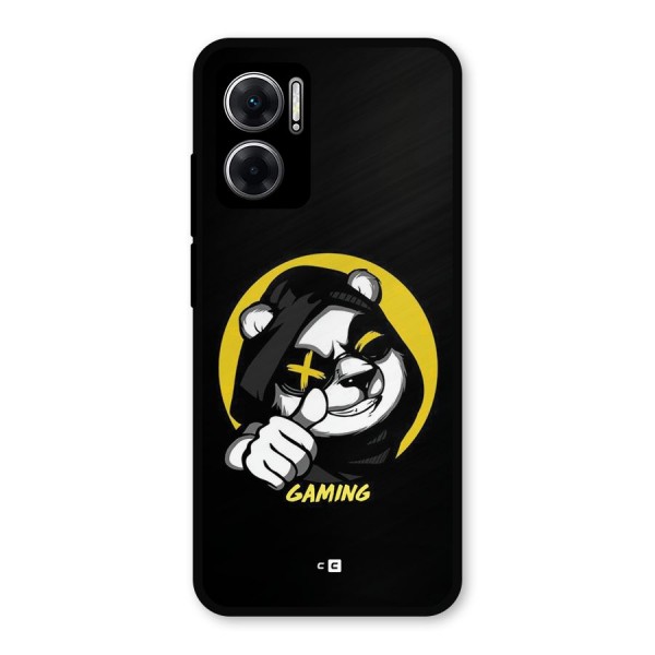 Gaming Panda Metal Back Case for Redmi 11 Prime 5G