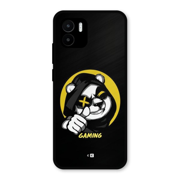 Gaming Panda Metal Back Case for Redmi A2