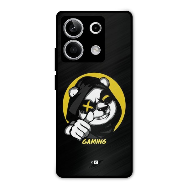 Gaming Panda Metal Back Case for Redmi Note 13 5G