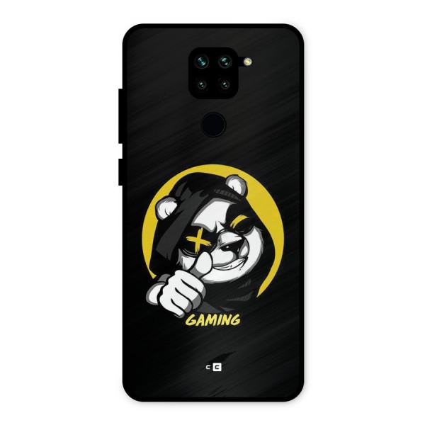 Gaming Panda Metal Back Case for Redmi Note 9