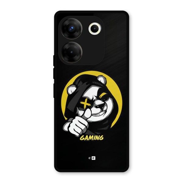 Gaming Panda Metal Back Case for Tecno Camon 20