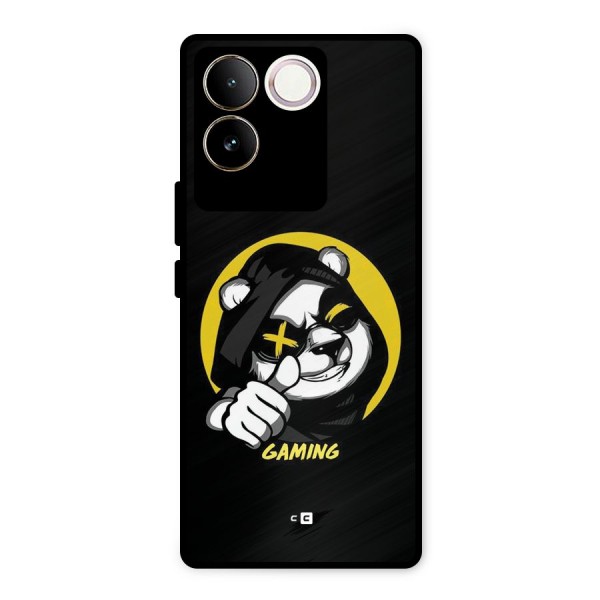 Gaming Panda Metal Back Case for Vivo T2 Pro