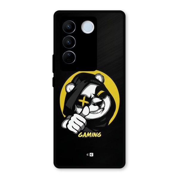 Gaming Panda Metal Back Case for Vivo V27 Pro