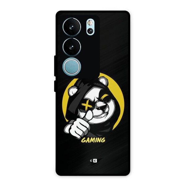 Gaming Panda Metal Back Case for Vivo V29 Pro