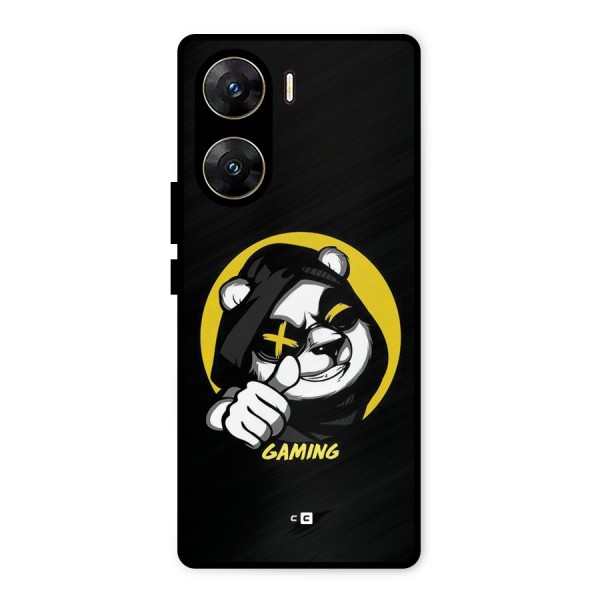 Gaming Panda Metal Back Case for Vivo V29e