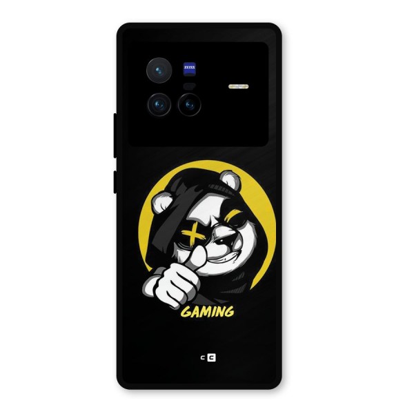 Gaming Panda Metal Back Case for Vivo X80